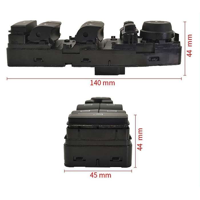 61319208107 Left Driver Side Window Regulator Switch Power Window with Curtain Switch Button for 3 S
