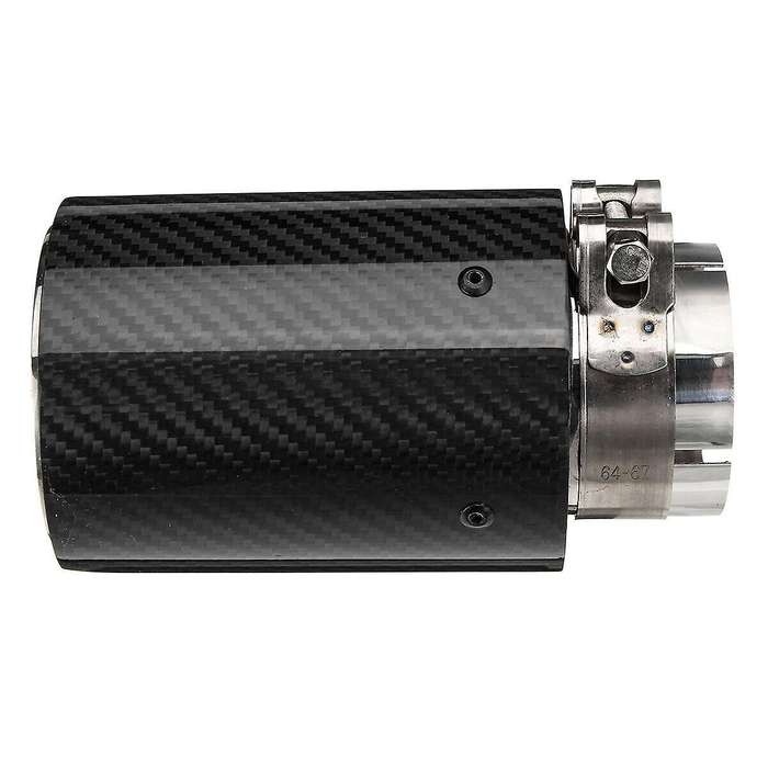 63mm-89mm Exhaust Cover Tailpipe Rear Gloss Carbon for M SERIES