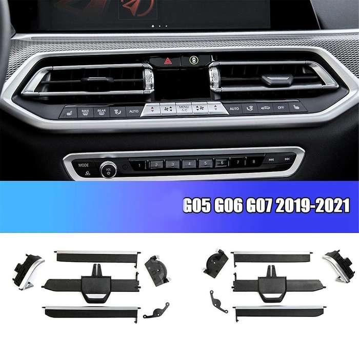 64119458541, 64119458543 Car Central AC Vent Grill Outlet Clip Repair Kit for X5 X6 X7 Series G05 G0