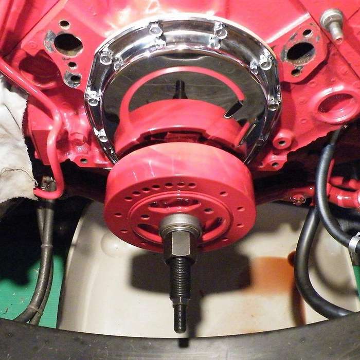 66515 Harmonic Balancer Installation Tool for Small Block & Big Block Crankshafts Car Accessories