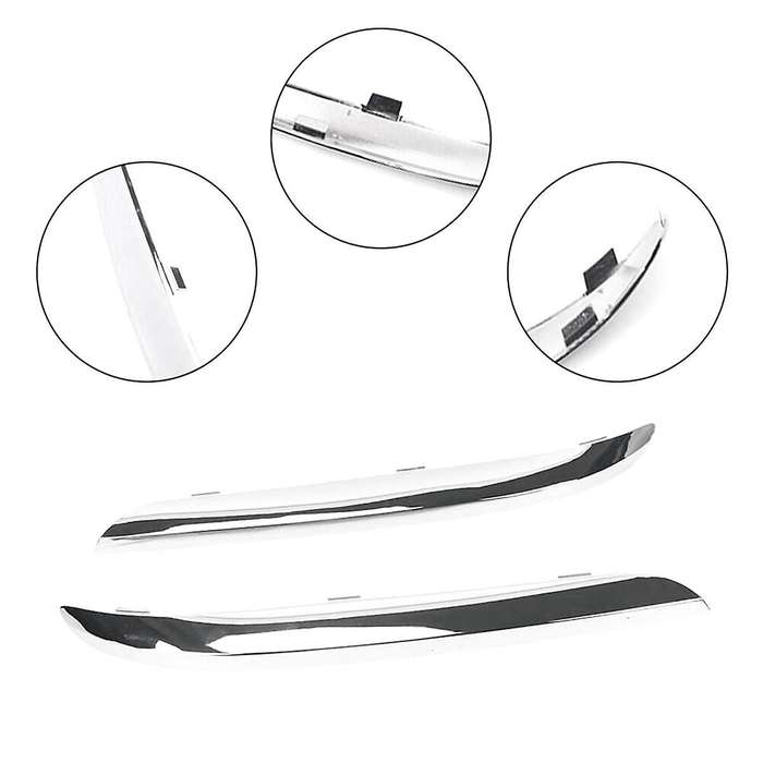 68127941ab, 68127940ab for 300 2011-2014 Front Bumper Molding Trim Set Left+right