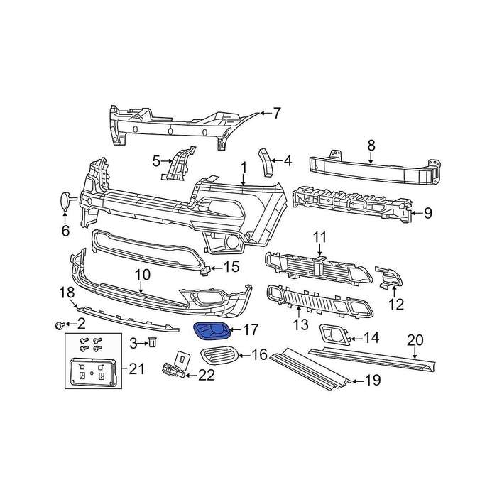 68203225aa Front Fog Lamp Frame Fog Lamp Cover Fog Lamp Decorative Cover Lampshade for Free Light