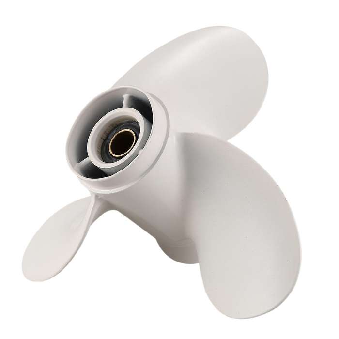 683-45952-00-EL 9 1/4 X 9 3/4 Boat Outboard Propeller for 9.9-15HP Aluminum Alloy 3 Blades 8 Spline