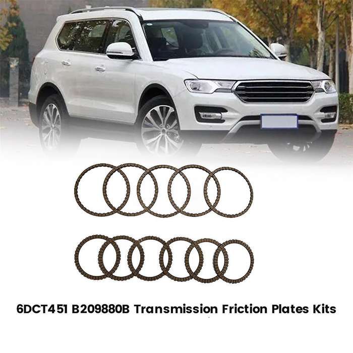 6DCT451 B209880B Auto Transmission Clutch Friction Plates Kits for H6 H7 Series Gearbox Friction Se