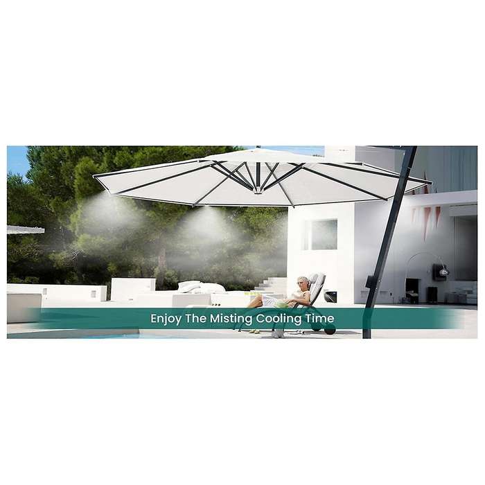 6M Tap Water Garden Set Low Pressure Mist System Villa Courtyard Cooling