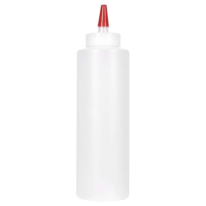 6pc Squeeze Squirt Condiment Bottles for Sauces - 16 Ounce - Perfect Containers for Ketchup, Bbq, S