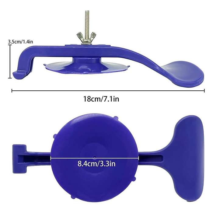 6pc Suction Cup Clamp Set, Class Clamp Kit for Car Convertible Glass Windshield Top Repair Gluing