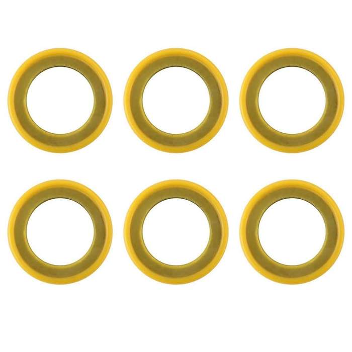 6pcs 26-830749 Gearcase Drain Plug Seal Washer Gaskets, Lower Unit Grease Gaskets Washer Drain Plug