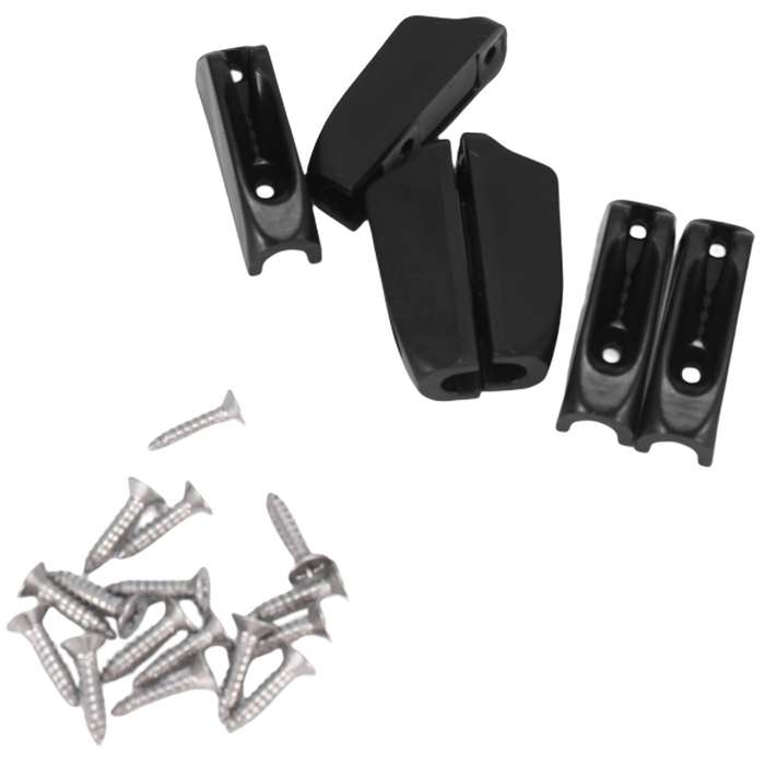 6pcs Canoe Kayak Cord Lock Rudder Control Nylon Self-lock Rope Cord Tensioner Runner Anchor Jam Cle