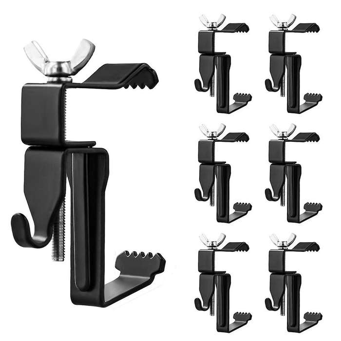 6pcs Brick Hangers, Metal Brick Hangers Adjustable Brick Hooks Heavy-Duty Brick Hangers No Drills Wa