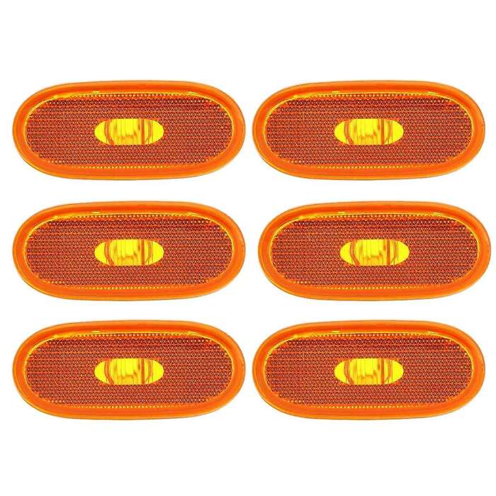 6Pcs Car Amber Turn Signal Light Side Marker Light for Sprinter W906 2006+ A0038202956