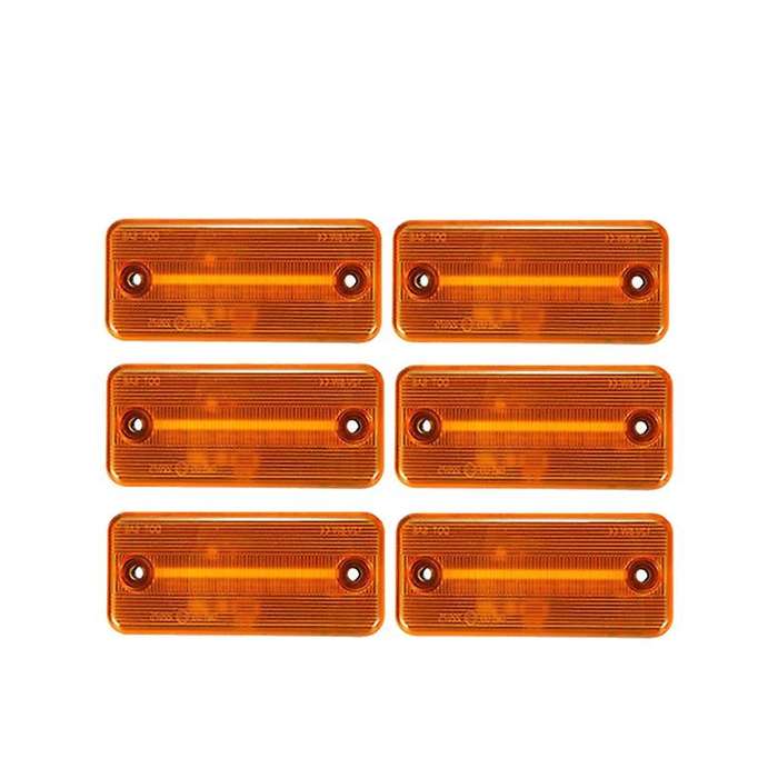 6Pcs Dynamic Car LED Side Marker Light Turn Signal for Ducato Boxer Truck