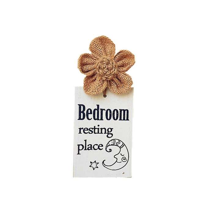 6PCS Door Plate for Baby Door Wall Hanging Decorations Baby Sleeping Sign Wood Bedroom Door Plate Ho