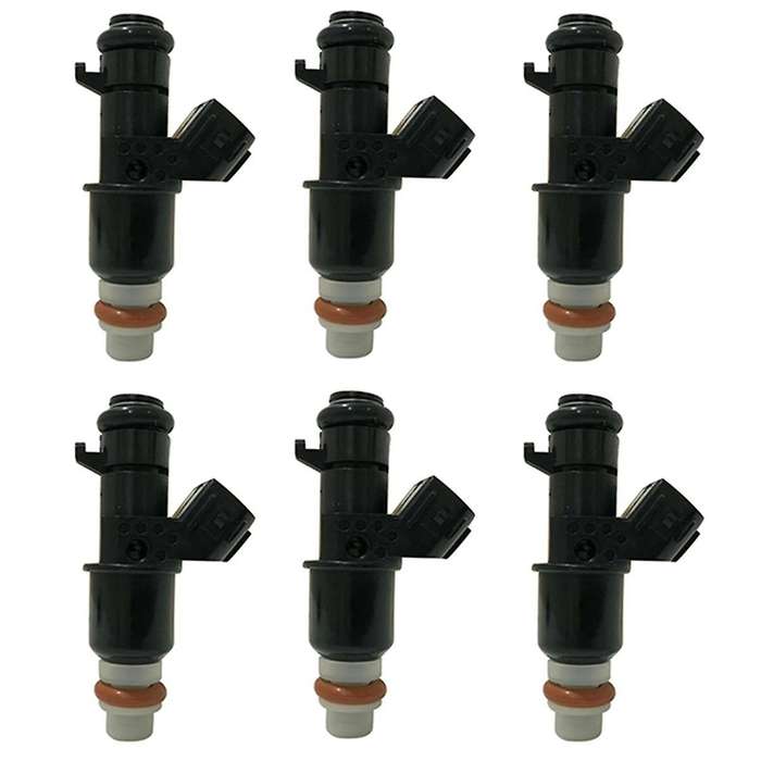 6pcs Fuel Injectors Nozzle 16450-rca-a01 for Tl Accord Pilot 8 Holes 2003-2007