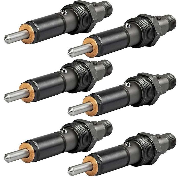 6Pcs Fuel Injector Set W/Ring Kit 3283562 for 5.9L KDAL59P6 Nozzle Holder P7100 1994-1998