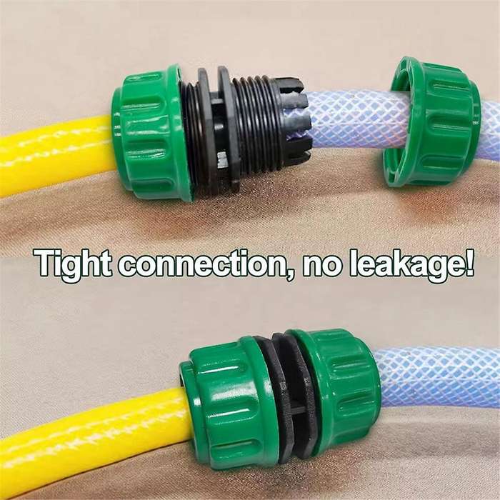 6Pcs Hose Repair Connector Extender for Join 1/2 Inch Garden Hose Pipe Quick Repair Connection Garde