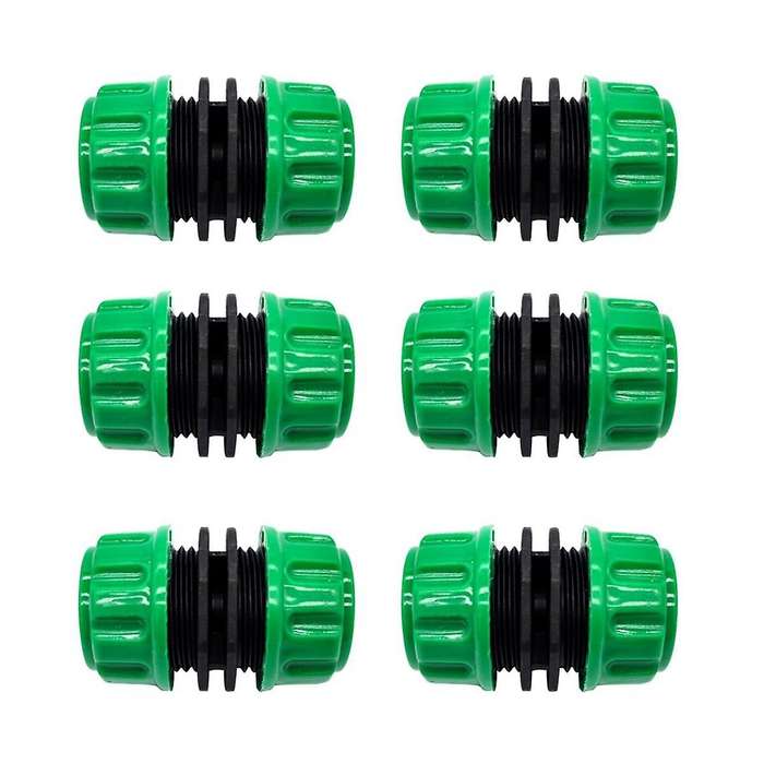 6pcs Hose Repair Connector Extender for Join 1/2 Inch Garden Hose Pipe Quick Repair Connection Gard