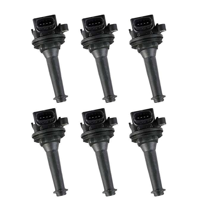6PCS Ignition Coils Pack for 1999-2005 S80 XC90 2.8L 2.9L L6 UF341,5C1320,30713416,91256010,9125601,