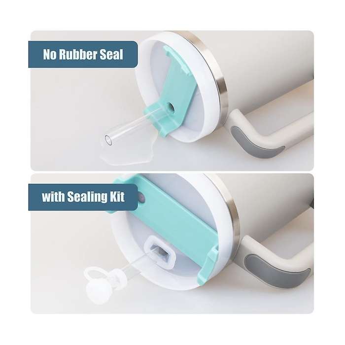 6PCS Silicone Spill Proof Stopper for 1.0 40/30/20 Oz, Leakproof Silicone Seal Kit for Spill Stopper