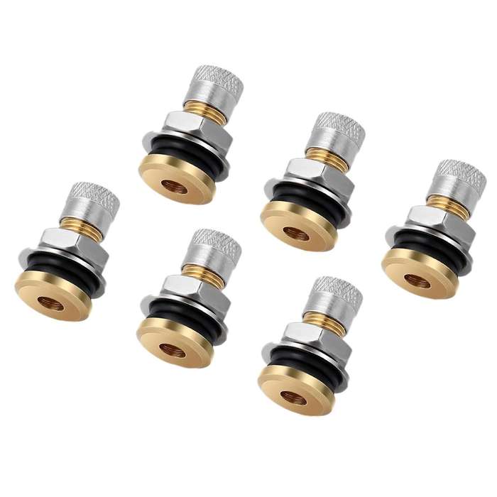 6Pcs Universal Car Fuel Gas Can Vent Caps Stainless Steel Gas Can Replacement Vent Plug Gas Jug Vent