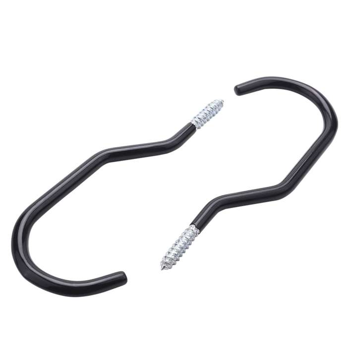 6Pcs/Set Bike Storage Hooks Heavy Duty Wall Bicycle Hanger for Garage Shed Garden Bicycle Mount Stee