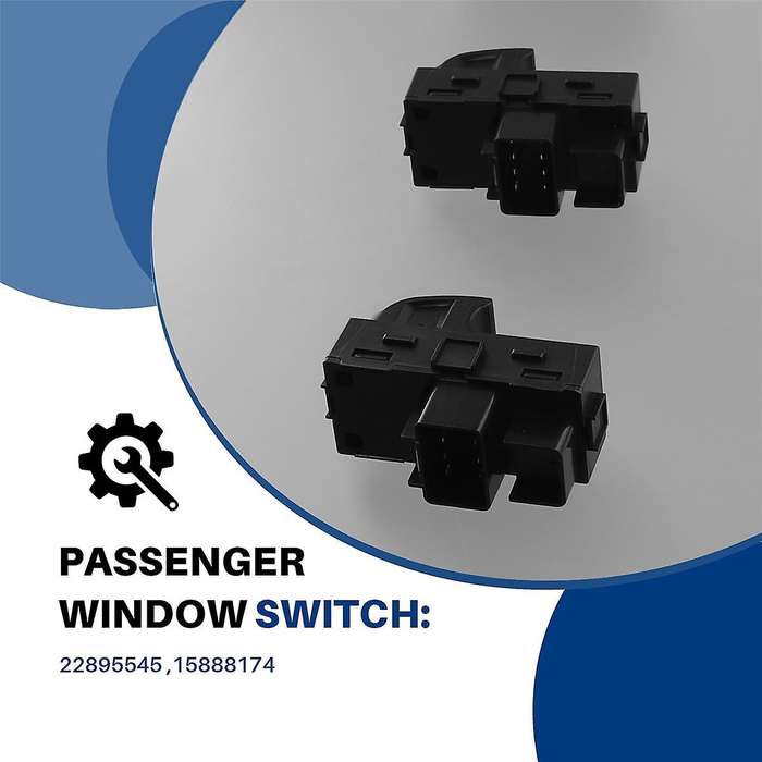 6Pcs/Set Front Left Right Power Window Lifter Button Door Lock Mirror Control Switch for