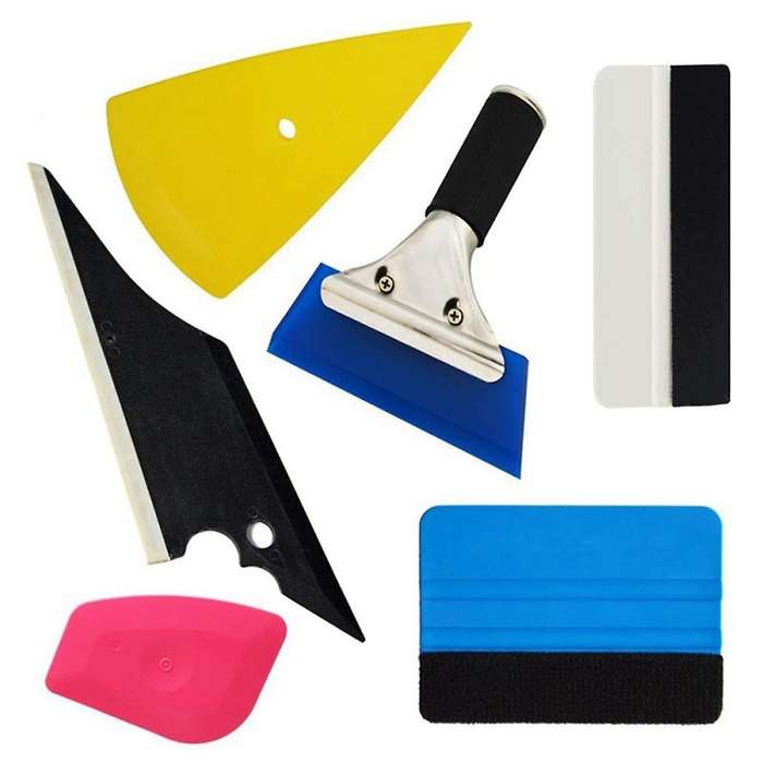 6-piece Car Film Tool Window Kit Packaging Tool Window Scraper Self-adhesive Paper and Wallpaper