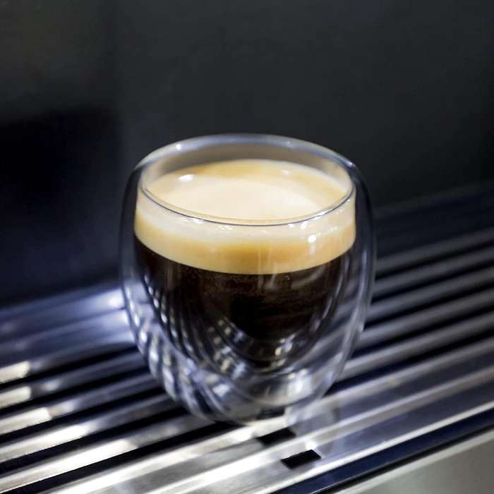 6-Piece Espresso Cup Double-Layer Insulated Espresso Cup Glass Coffee Cup