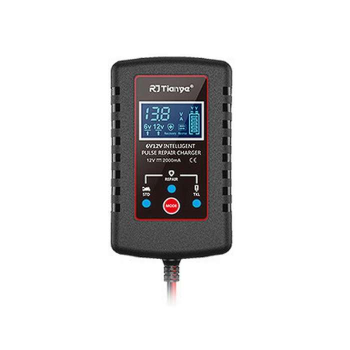 6v 12v Fully Automatic Smart Charger 2a High Power Portable Car Motorcycle Battery Charger for Bat