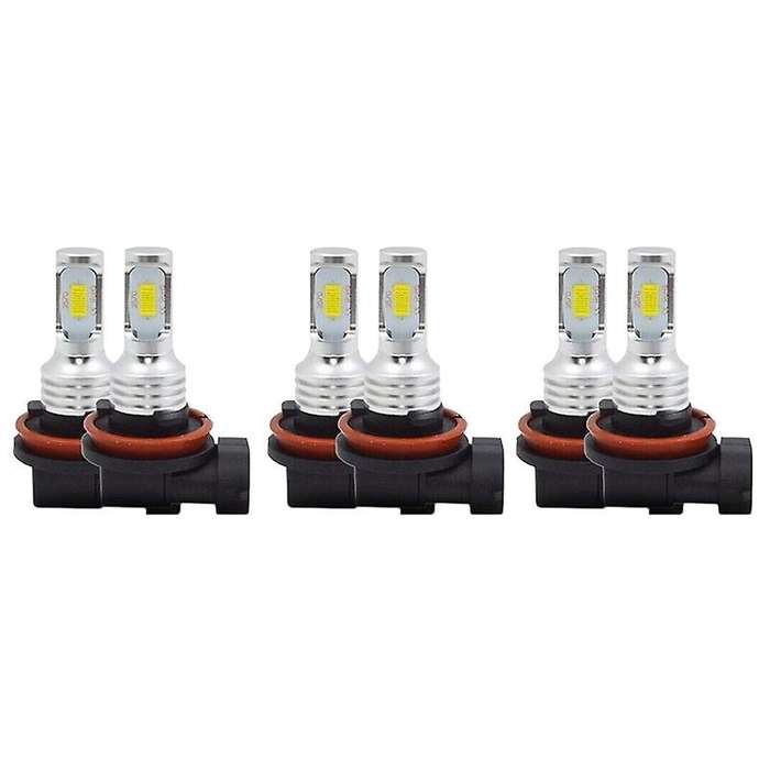 6X Combo LED Headlights High Low Beam Fog Lights for 2016-2020 6000K