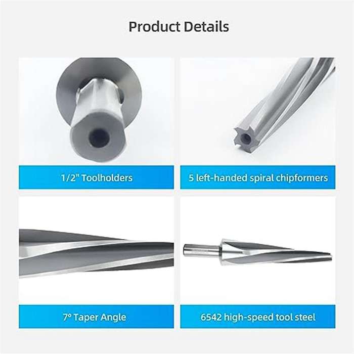 7 Degree Ball Joint Tapered Reamer, 1-1/2 Inches Per Foot Tapered Ball Joint Reamer, Reamer Bit Univ