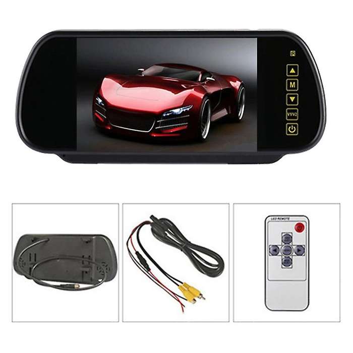 7 Inch Car TFT LCD Display Mirror Monitor MP5 Rear View Mirror Parking Camera