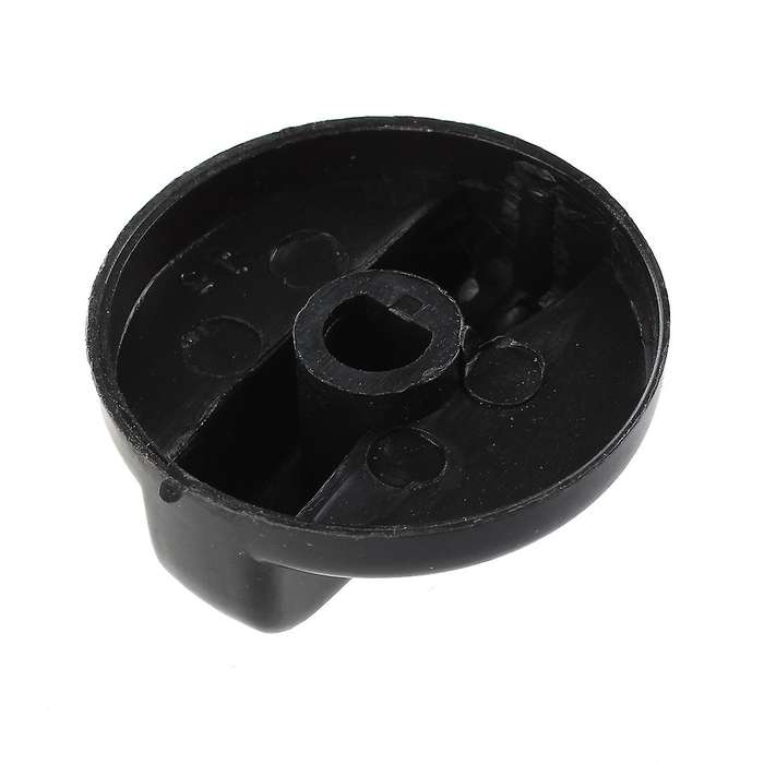 7 Pcs. 8mm Hole Black Gas Stove Cooker Switch Knobs for The Kitchen