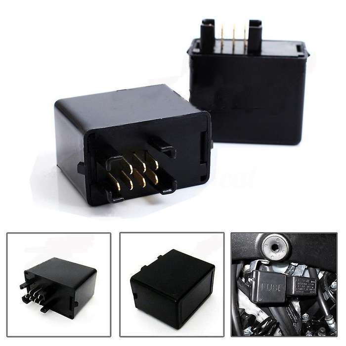 7 Pin LED Indicator Flasher Relay Compatible GSXR 650 750 1000 Bandit