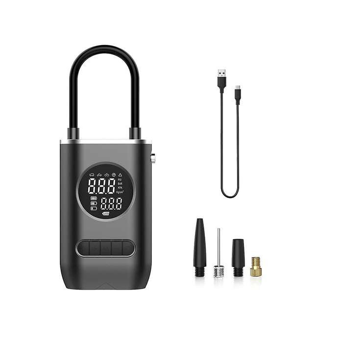 7.4v Car Inflator Pump Portable Handheld Wireless Charging Digital Display with Light Car Motorcycle