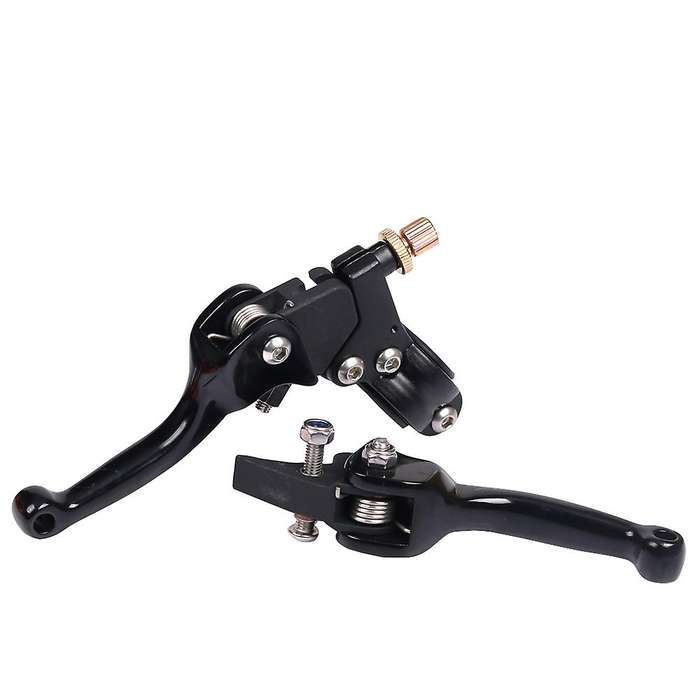 7/8 inch 22mm Universal Adjustable Brake Clutch Levers Short Alloy Brake&Clutch Handlebar Lever for
