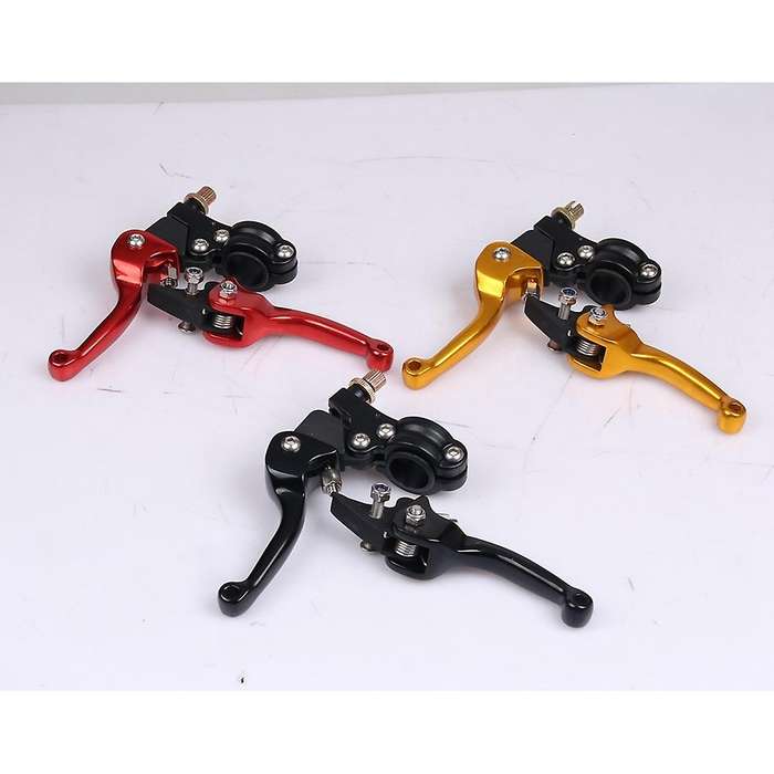 7/8 inch 22mm Universal Adjustable Brake Clutch Levers Short Alloy Brake&Clutch Handlebar Lever for