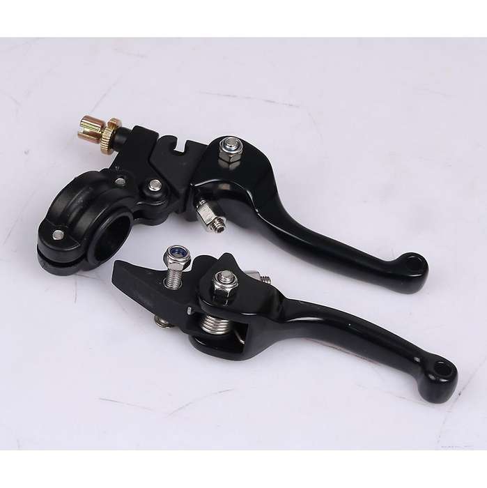 7/8 inch 22mm Universal Adjustable Brake Clutch Levers Short Alloy Brake&Clutch Handlebar Lever for