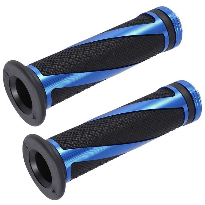 7/8inch 22mm Universal Motorcycle Handle Handlebar Hand Bar Grip for , Blue
