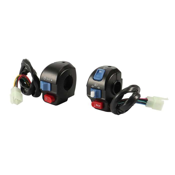 7/8inch Motorcycle Handle Bar Left Right Horn Turn Signal Electric Start Handlebar Controller Switch