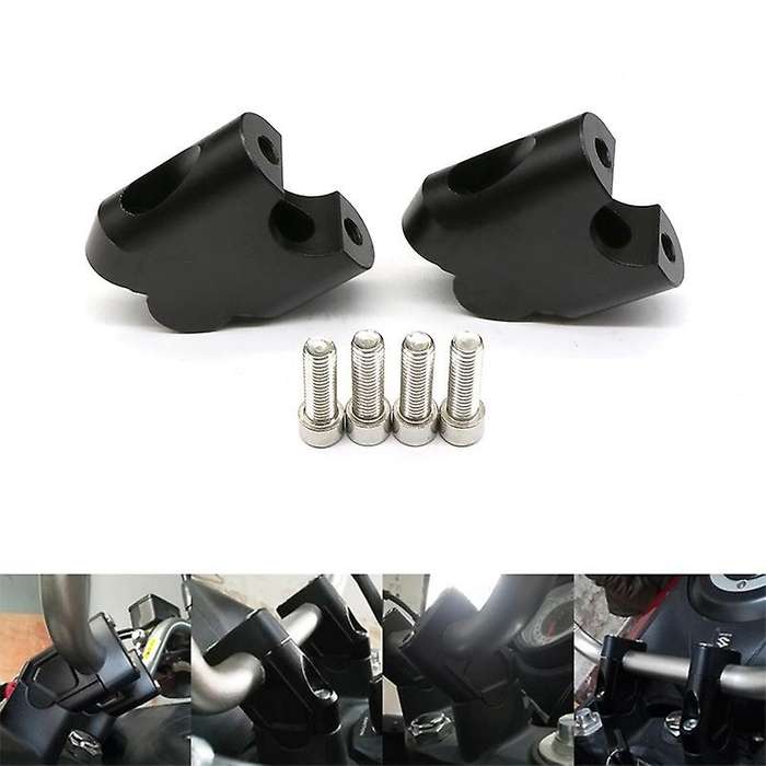 7/8Inch Motorcycle Handlebar Riser Drag Handle Bar Clamp Extend Adapter for V-STROM DL250 DL650 DL10