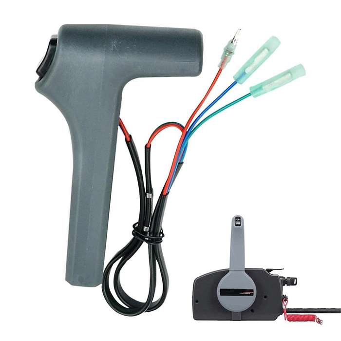 703-82563-31+703-48222-20 Boat Trim Tilt Switch Shell for 2/4 Stroke Outboard Motor Control Box, Wi