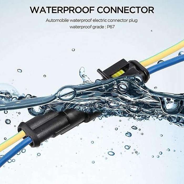 708Pcs Waterproof Car Connector Terminal Block HID Lamp Wiring Harness Connector and SN-48B Crimping