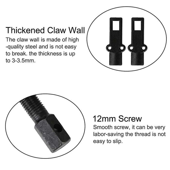70X120mm Car Gear Puller Armature Bearing Forging Extractor Wheel Repair Removal Tools Disassembly