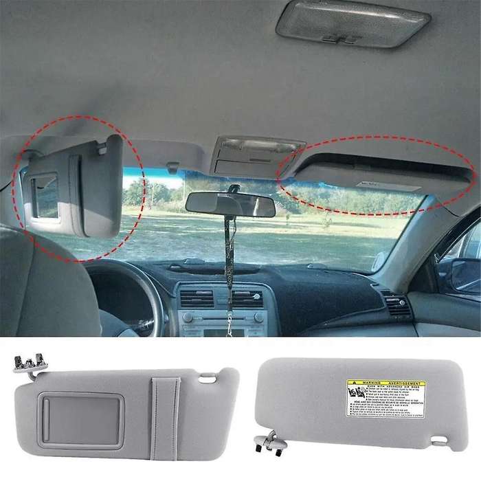 74310-06750-e0 74320-06780-b0 Front Side Sun Visor Windshield Sunshade without Cable Automobile for