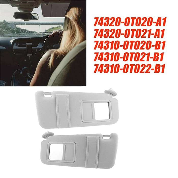 74320-0T020-A1 74320-0T021-A1 Sun Visor Windshield Visor Sunshade Automotive for VENZA 2009-2016
