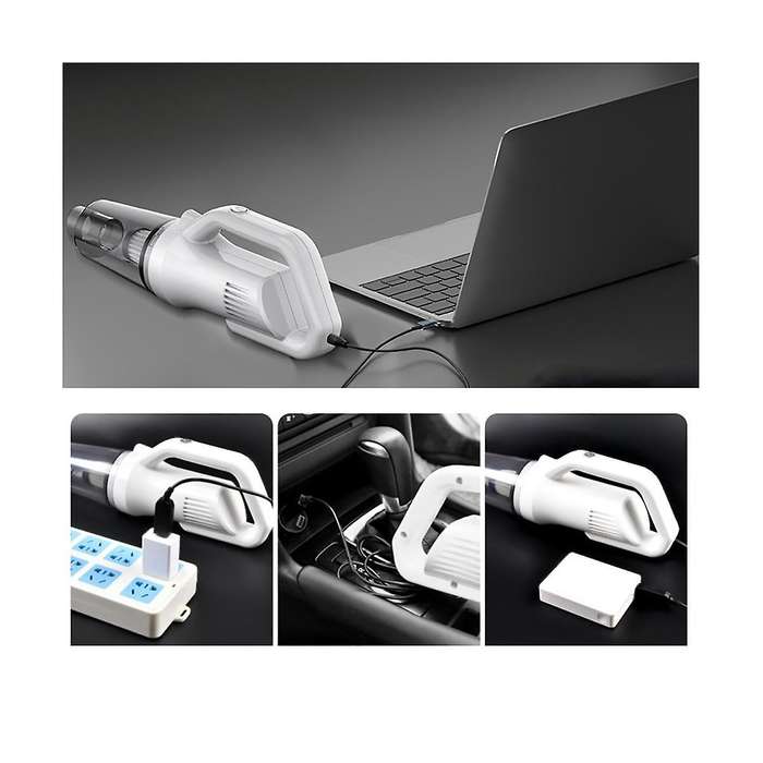 7500pa Portable Car Vacuum Cleaner Strong Suction Handheld Wireless Vacuum Cleaner Dual Use for Car