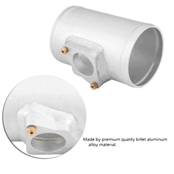 76mm Car Intake Pipe Air Flow Meter Base Engine Modified Intake Sensor for