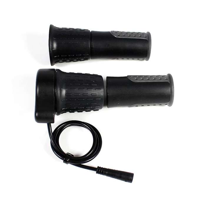 76X Split Type Left Half-Bar Twist Throttle for Mid-Drive Motor Conversion Kits, BBS01B-02B-03B