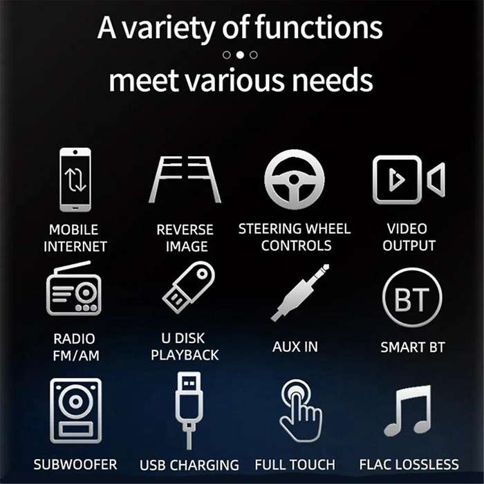 7764s Car Radio Wireless Carplay Android Auto 2din Car Radio Android 7 Din Car Radio Multimedia Play